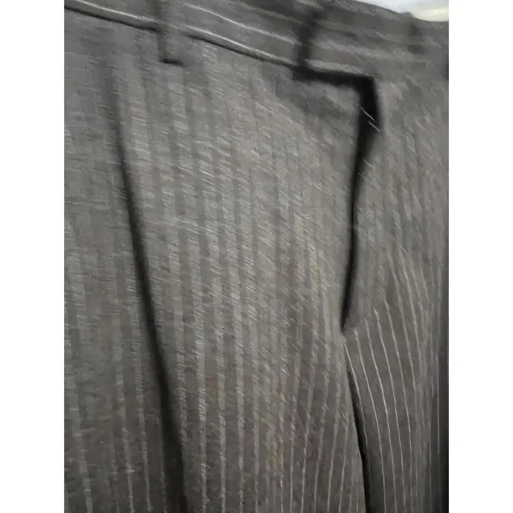 Men's Banana Republic Brown‎ Pinstripe Dress Pants 34/34